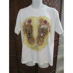 Vintage 90s Ziggie Studio Native American Print T Shirt Chief Seattle Quote XL